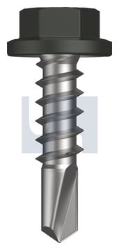 METAL SDS FLANGED HEX HEAD CL4 WG MET FLG HX:14-10X 25 thumbnail 3