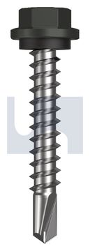 METAL SDS HEX HEAD + WASHER CL4 WG MET SEAL HX:14-10X 42 thumbnail 3