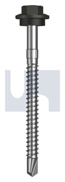 METAL SDS HEX HEAD + WASHER CL4 WG MET SEAL HX S:12-14X 65 thumbnail 3