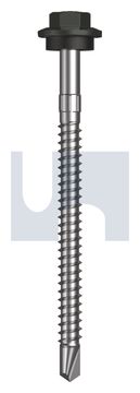 METAL SDS HEX HEAD + WASHER CL4 WG MET SEAL HX S:12-14X 75 thumbnail 3