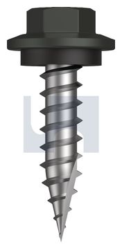 TYPE 17 HEX HEAD + WASHER CL4 WG T17 SEAL HX:12-11X 25 thumbnail 3