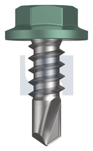 METAL SDS FLANGED HEX HEAD CL4 WI MET FLG HX: 8-18X 12 thumbnail 3