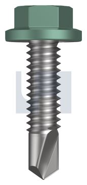 METAL SDS FLANGED HEX HEAD CL4 WI MET FLG HX:14-20X 25 thumbnail 3