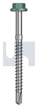 METAL SDS FLG HEX HEAD CL4 WI MET FLG HX S:14-10X 75 thumbnail 3