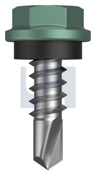 METAL SDS HEX HEAD + WASHER CL4 WI MET SEAL HX:10-16X 16 thumbnail 3