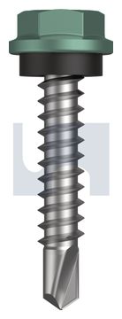 METAL SDS HEX HEAD + WASHER CL4 WI MET SEAL HX:10-16X 25 thumbnail 3