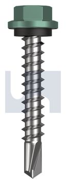 METAL SDS HEX HEAD + WASHER CL4 WI MET SEAL HX:14-10X 42 thumbnail 3