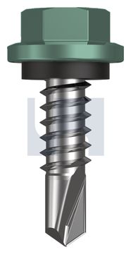 METAL SDS HEX HEAD + WASHER CL4 WI MET SEAL HX:14-14X 22 thumbnail 3