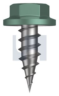 NEEDLE PT SDS FLANGED HEX CL4 WI NP FLG HX: 8-15X 12 thumbnail 3