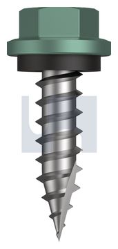 TYPE 17 HEX HEAD + WASHER CL4 WI T17 SEAL HX:14-10X 25 thumbnail 3