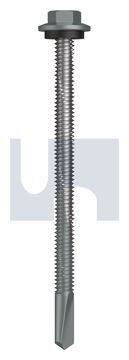s500 SDS HEX HEAD + WASHER CL4 WN S500 SEAL HX:12-24X 85 thumbnail 3