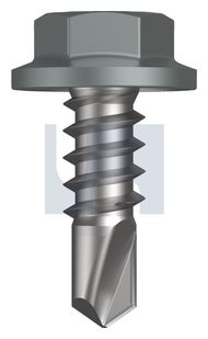 METAL SDS FLANGED HEX HEAD CL4 WN MET FLG HX: 8-18X 12 thumbnail 3
