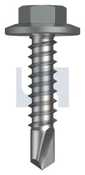 METAL SDS FLANGED HEX HEAD CL4 WN MET FLG HX:12-14X 25 thumbnail 3
