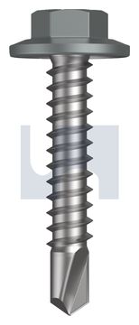 METAL SDS FLANGED HEX HEAD CL4 WN MET FLG HX:12-14X 30 thumbnail 3