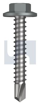 METAL SDS FLANGED HEX HEAD CL4 WN MET FLG HX:12-14X 35 thumbnail 3