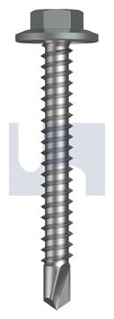 METAL SDS FLANGED HEX HEAD CL4 WN MET FLG HX:12-14X 45 thumbnail 3