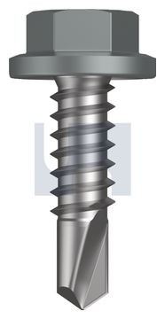 METAL SDS FLANGED HEX HEAD CL4 WN MET FLG HX:14-14X 22 thumbnail 3