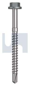METAL SDS FLG HEX HEAD CL4 WN MET FLG HX S:14-10X 75 thumbnail 3