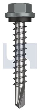METAL SDS HEX HEAD + WASHER CL4 WN MET SEAL HX:14-10X 42 thumbnail 3