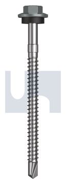 METAL SDS HEX HEAD + WASHER CL4 WN MET SEAL HX S:12-14X 75 thumbnail 3