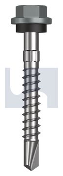 METAL SDS HEX HEAD + WASHER CL4 WN MET SEAL HX S:14-10X 50 thumbnail 3