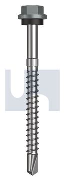 METAL SDS HEX HEAD + WASHER CL4 WN MET SEAL HX S:14-10X 75 thumbnail 3