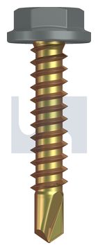 METAL SDS FLANGED HEX HEAD ZYP WN MET FLG HX:10-16X 25 thumbnail 3