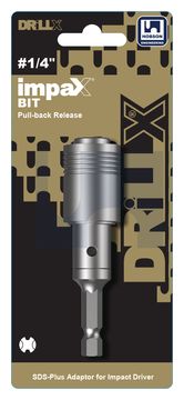 SDS PLUS ADAPTOR IMPAX SDS PLUS ADAPTOR SLV:1/4 thumbnail 3