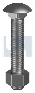 CUP HEAD BOLT & NUT PLN 4.6 CUP B/N KIT: M16 X 50 thumbnail 3