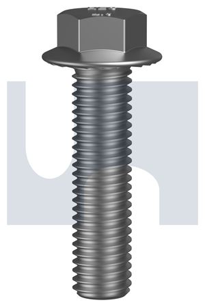 SERRATED FLANGED HEX BOLT HDG 4.6 SERR FL BOLT:M20 X  60 thumbnail 4