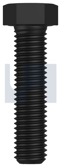 HEX HEAD SET SCREW NYLON UV S/SCREW DIN933:M8 X20 thumbnail 4