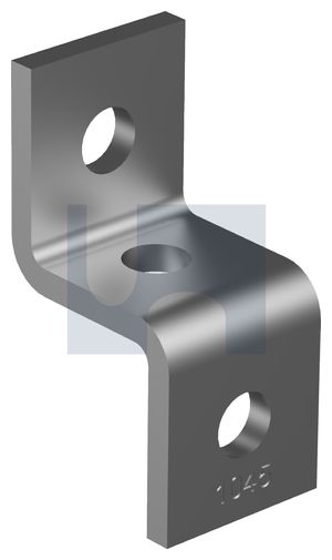Z BRACKET ANGLE FITTING 3 HOLE HDG ANGLE FITTING 1045: M12 thumbnail 4
