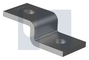 Z BRACKET ANGLE FITTING 2 HOLE HDG ANGLE FITTING 4045: M12 thumbnail 4