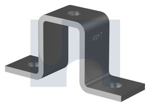 U BRACKET ANGLE FITTING 3 HOLE HDG ANGLE FITTING 5547: M12 thumbnail 4