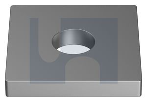 FLAT PLATE FITTING 1 HOLE HDG FLAT PLATE 1064: M12 thumbnail 4
