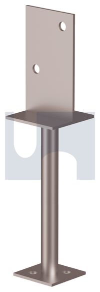 POST SUPPORT H/DUTY T STIRRUP ROD STEM:  90 X  300 thumbnail 4