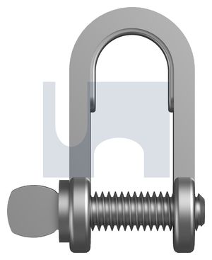 SHACKLE D LIGHTWEIGHT 304 D SHKLE L/WGT:M5 X  28 thumbnail 4