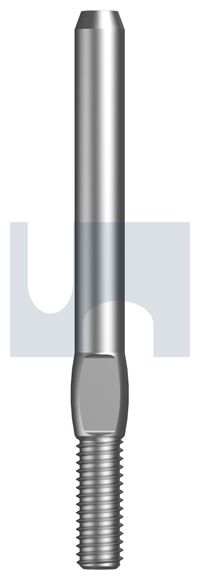 TERMINAL SWAGE STUD MINI THRD 316 T/SWG MINI THREAD:M6 X 3.2 thumbnail 4