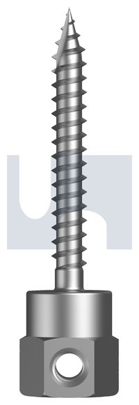 VERTICAL SIDE HANG T17 TIMBER Z/P VERTI T17 SE: M10 X  50 thumbnail 4