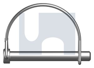 SHAFT LOCKING PIN D TYPE 304 SHAFT L/PIN D:  6MM X  55 thumbnail 4