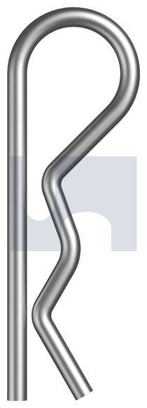 R CLIP HUMPBACK PIN 304 R CLIP HUMP PIN: 3.2MMX 63 thumbnail 4