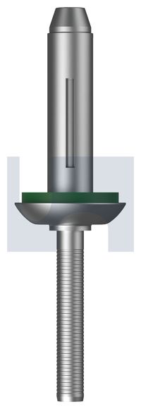 BULB-T RIVET OPEN EPDM WASHER RIV BULB-T 5056 AA: 7.7 X 27.7 thumbnail 4