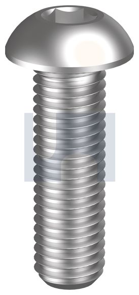 BUTTON HEAD SOCKET SCREW HEX NEPTUNE ISO7380 BHSS: M10 X 25 thumbnail 4