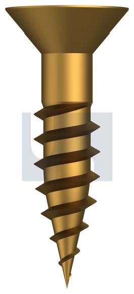 COUNTERSUNK WOOD SCREW BRASS WOOD CSK SL: #06 X 5/8 thumbnail 4