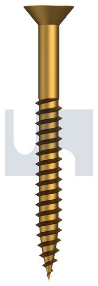 COUNTERSUNK WOOD SCREW BRASS WOOD CSK SL: #06 X 1-1/2 thumbnail 4