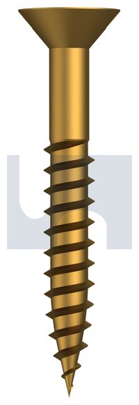 COUNTERSUNK WOOD SCREW BRASS WOOD CSK SL: #08 X 1-1/4 thumbnail 4