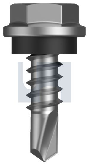 METAL SDS HEX HEAD + WASHER BI-316 MET SEAL HX:10-16X 16 thumbnail 4