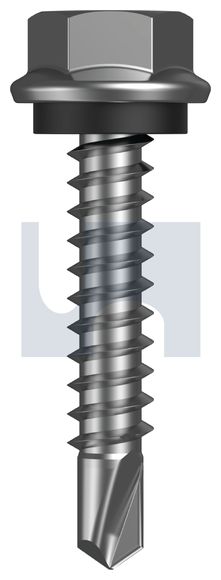 BDX METAL SDS HEX HEAD+WASHER X9 MET SEAL HX:10-16X 25 thumbnail 4