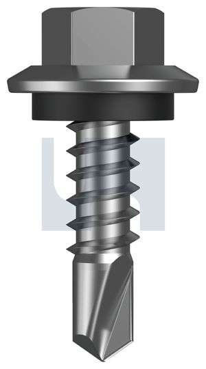 BDX METAL SDS HEX HEAD+WASHER X9 MET SEAL HX:12-14X 20 thumbnail 4