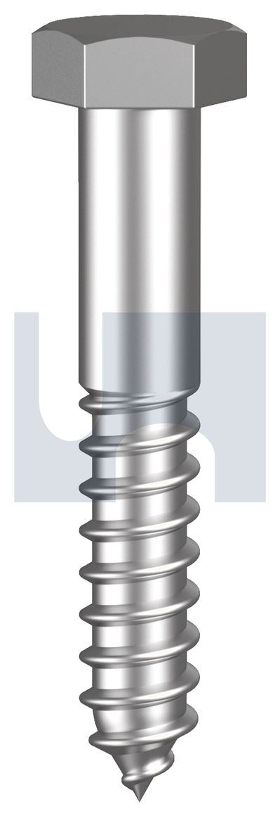 HEX COACH SCREW 316 HX COACH DIN571: M6 X 40 thumbnail 5